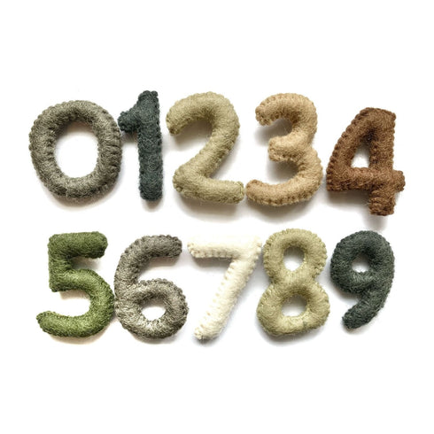 PAPOOSE TOYS - Felt Numbers - 7cm